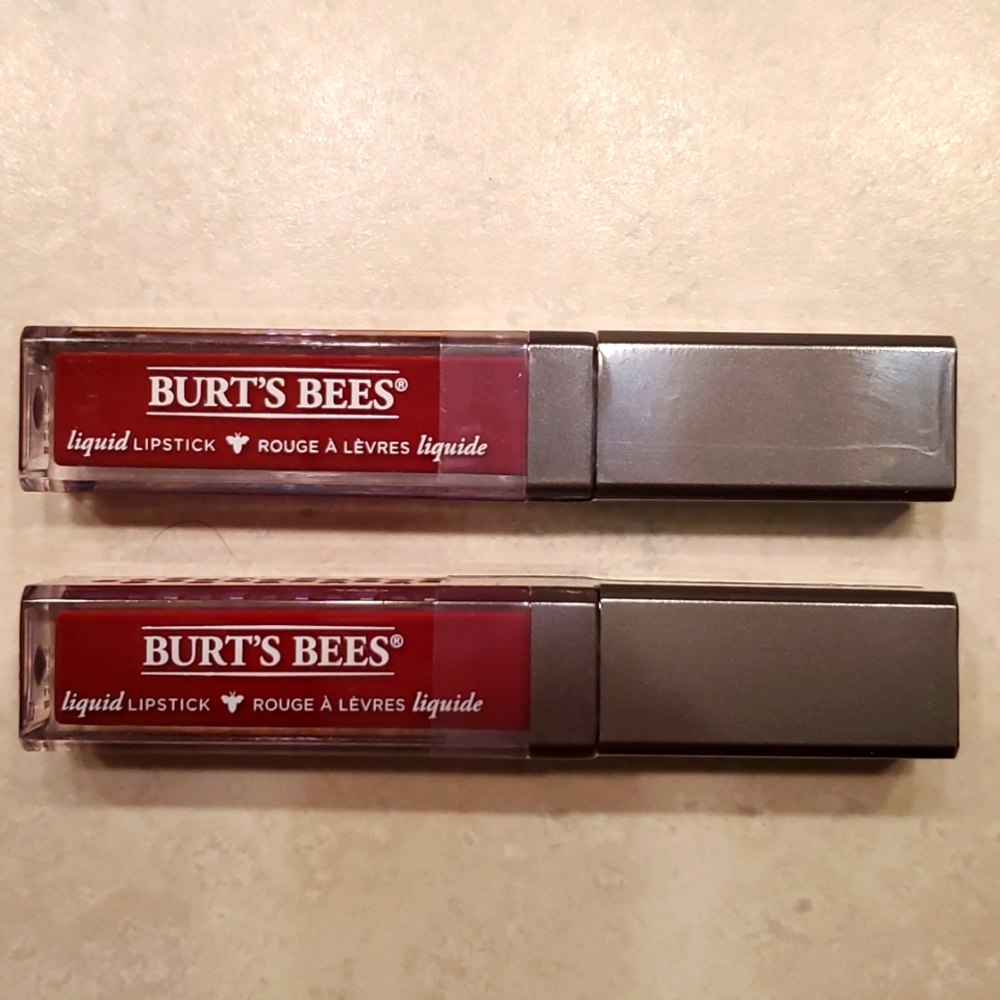 Burt's Bees Liquid Lipstick in Rushing Rose (2 pack)